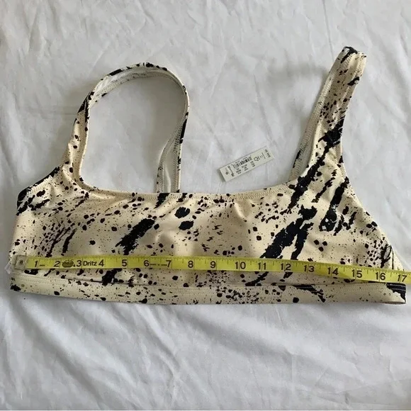 Madewell Second Wave Balconette Bikini Top Swimsuit Speckled Tiger 2XL XXL New! - Picture 12 of 14